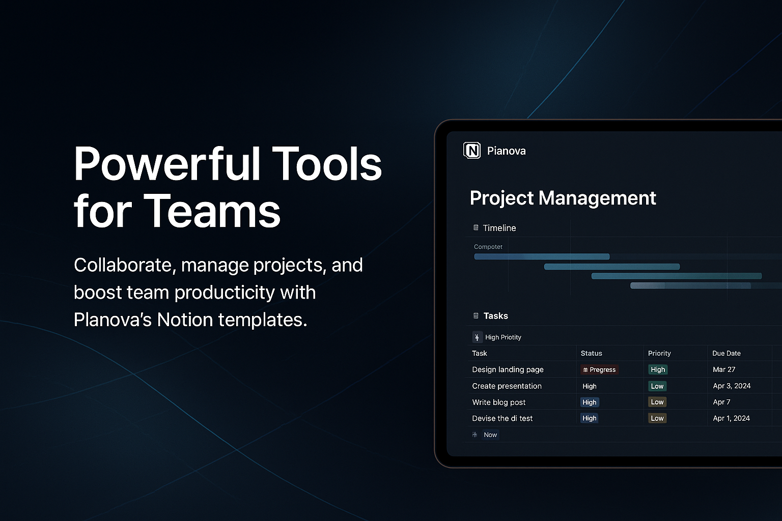 Digital Notes Notion Plannova - Beautiful Digital Planners & Notion Templates